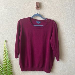 ModCloth Burgundy Sweater